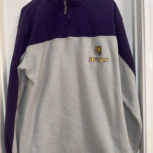 Active USA Purple Fleece Pullover